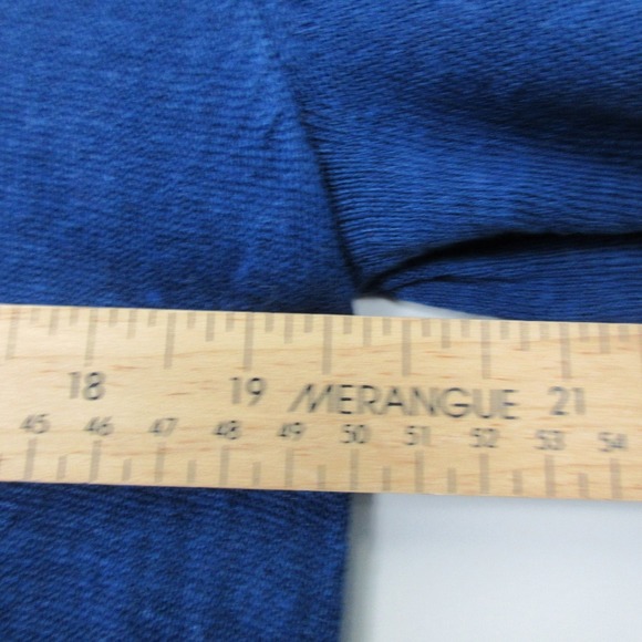 Gudrun Sjoden Linen Tunic Dress M Blue Long Sleeve Hi-Low Hem Relaxed Boho 276 - Picture 6 of 9